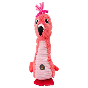 Charming Pets Absurd Burds Flamingo Plush Dog Toy