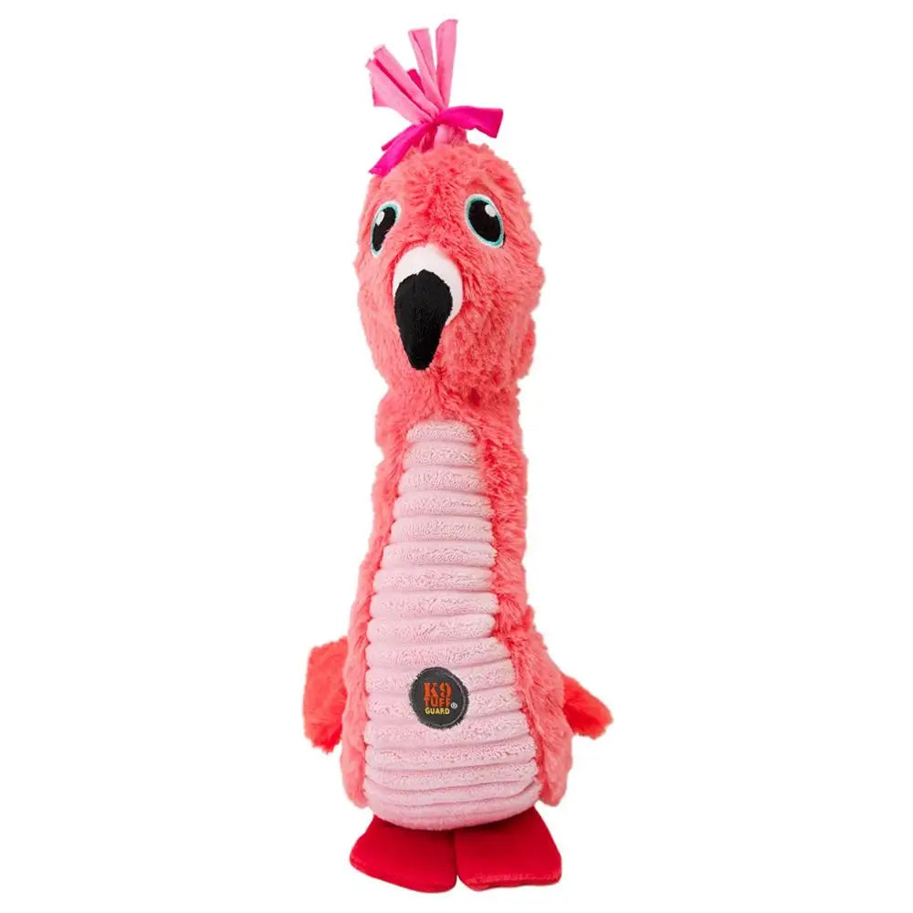 Charming Pets Absurd Burds Flamingo Plush Dog Toy