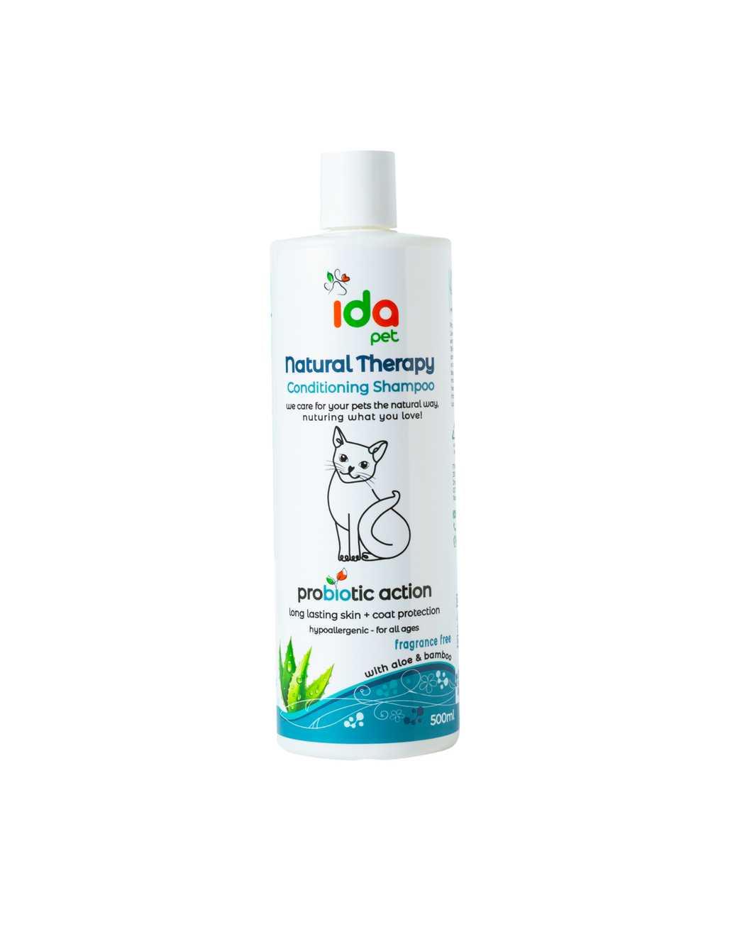 Ida Pet - Natural Therapy Hypoallergenic Conditioning Shampoo for Cats - Fragrance Free