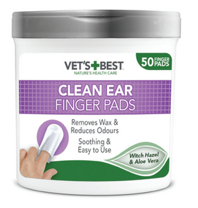 Vets Best Clean Ear Finger Pads