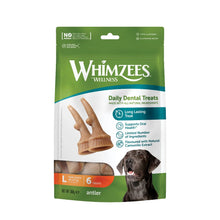 Load image into Gallery viewer, Whimzees Antler Daily Dental Treats
