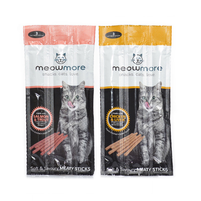 Meowmore Meat Sticks (3 sticks per pack)